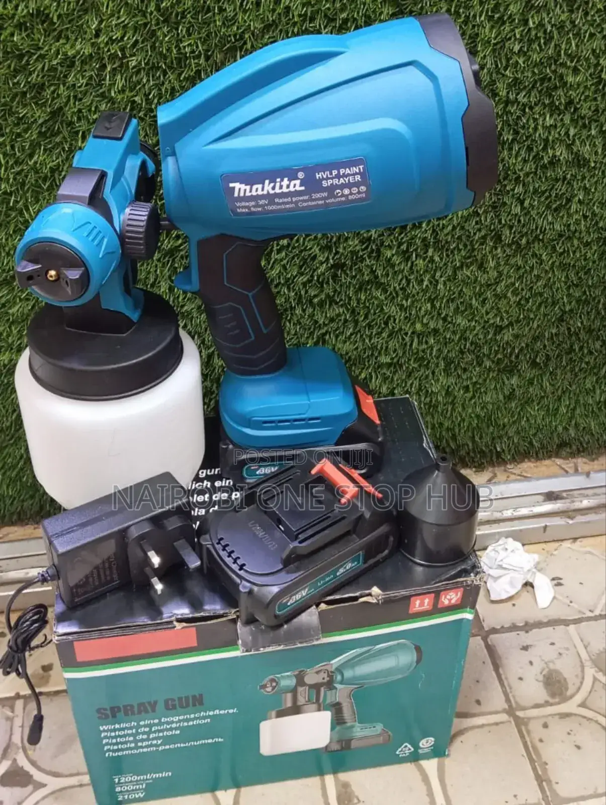 Makita Cordless HVLP Paint Sprayer