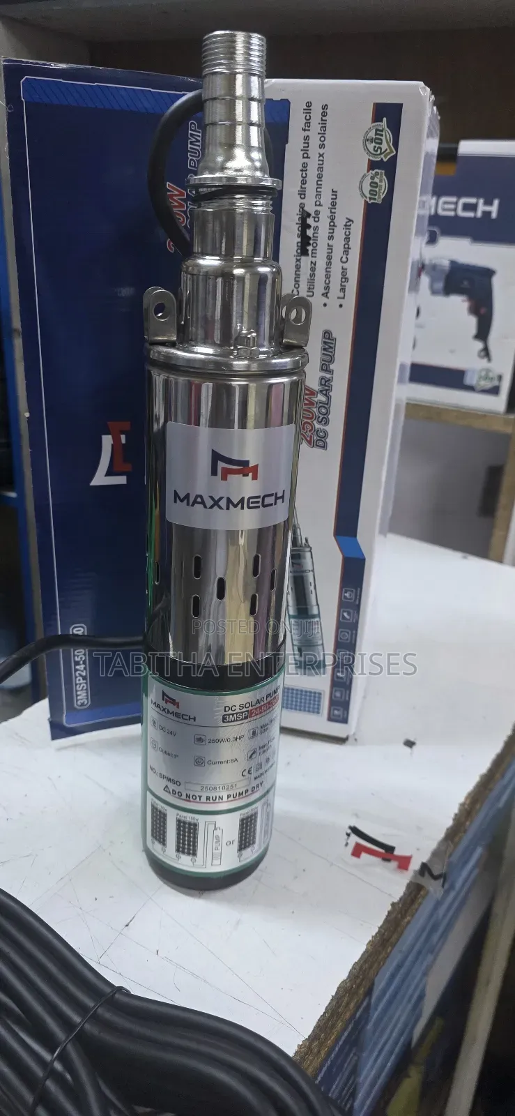 Submersible Water Pump 0.5hp Maxmech