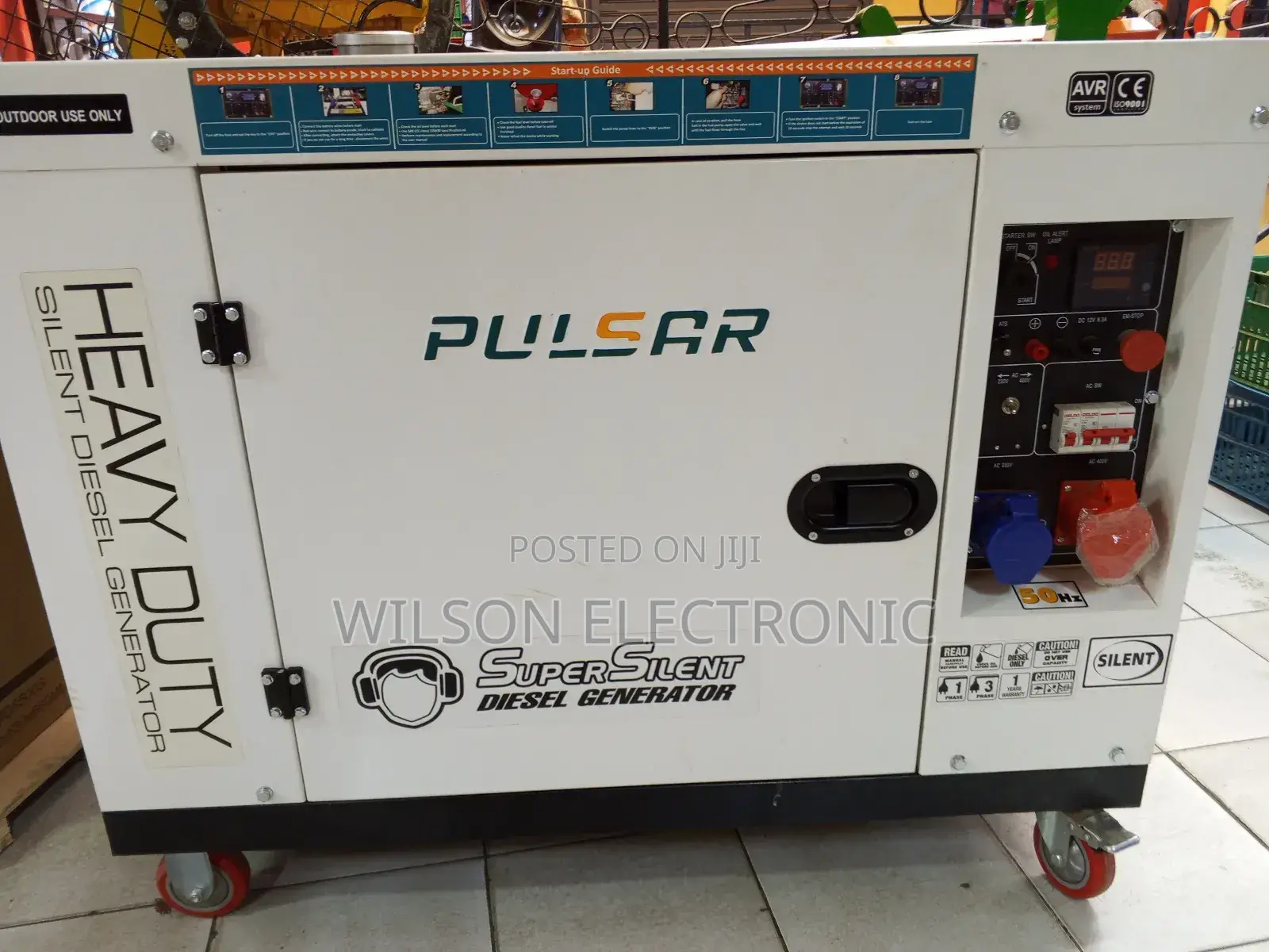 Pulsar Silent Diesel Generator. 25kva