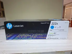 Hp 222a Cyan Original Laserjet Toner Cartridge - W2221a