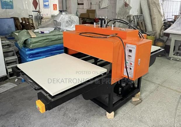 Yt-80100 Double Station Pneumation Flabed Sublimation Transfer Machine - main view