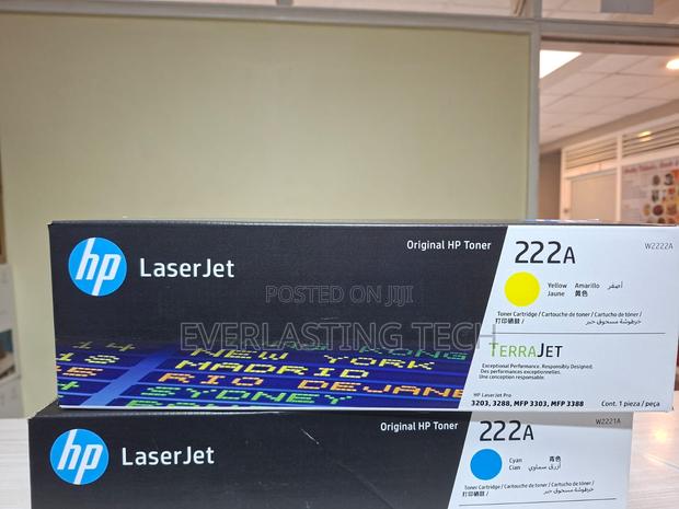 Hp 222a Yellow Original Laserjet Toner Cartridge - W2222a