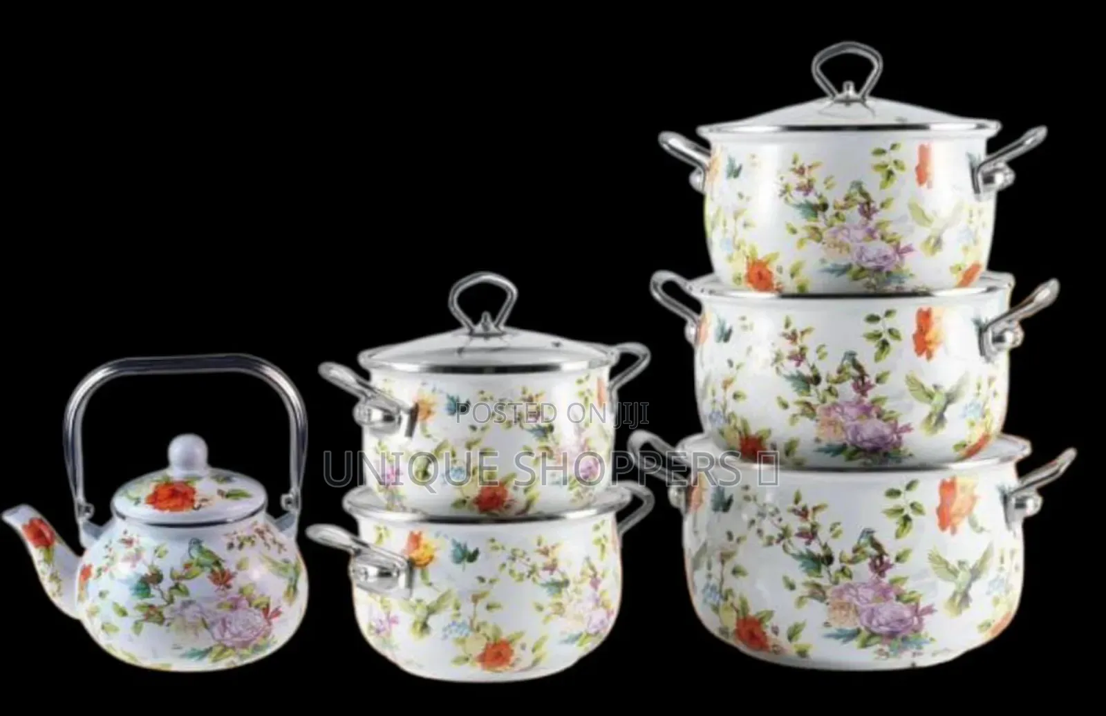 Signature Original Enamel Cookware Set With Kettle*