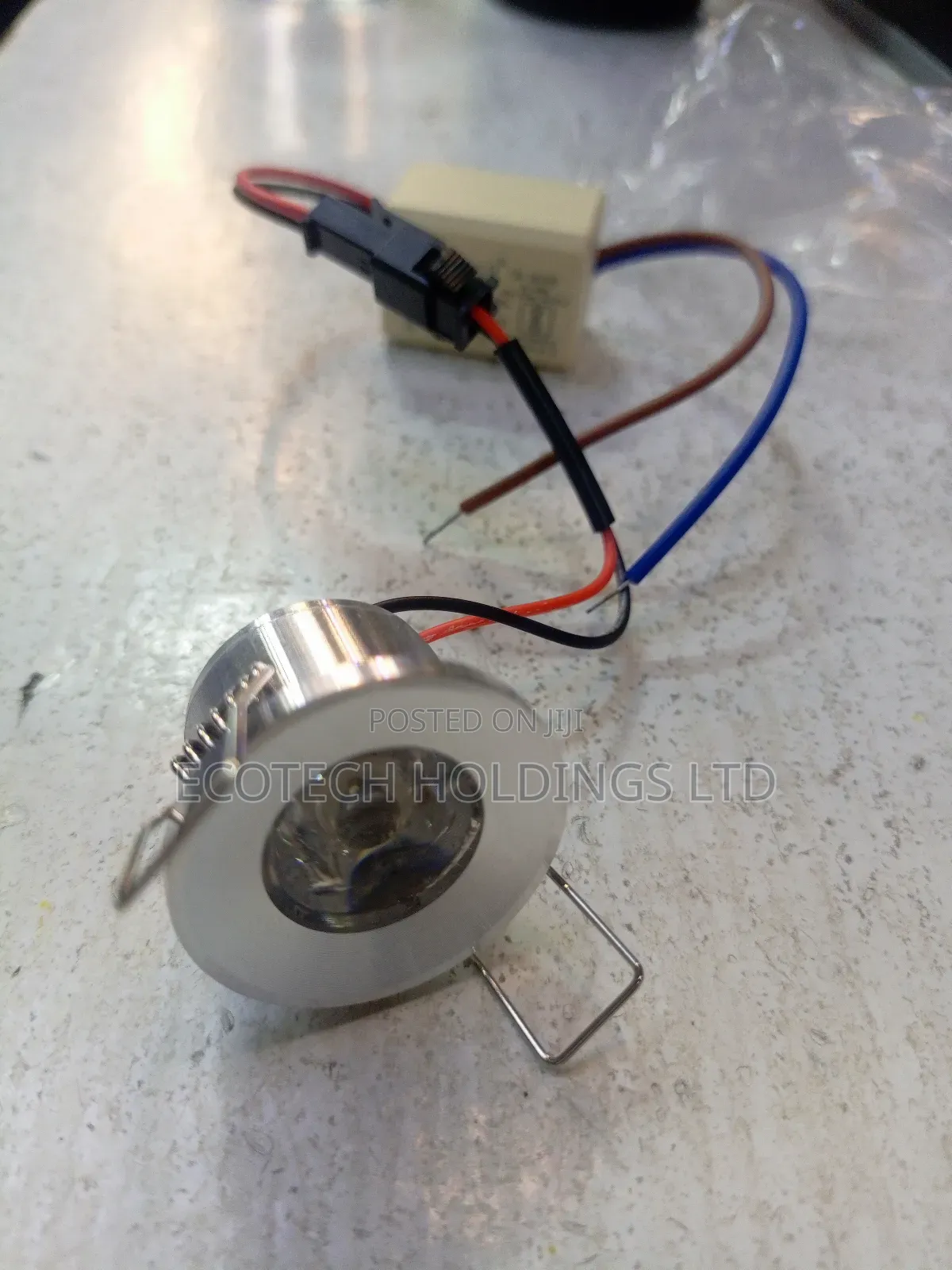 1wts Silver Body Red Color Cabinet Light