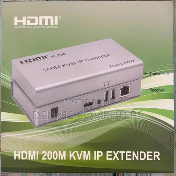200m Kvm Hdmi Extender Over Ethernetcable With Usb-c 1080p Full Hd