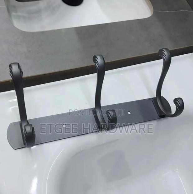Towel Hook Grey 3 - main view