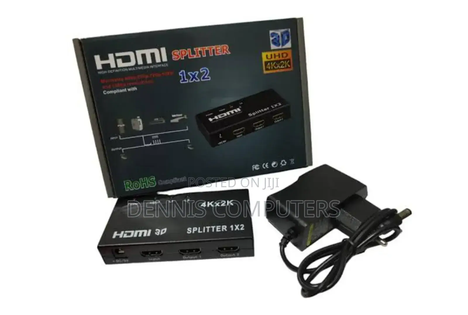 Hdmi Splitter 1×2 Ports 2 Port 1080p