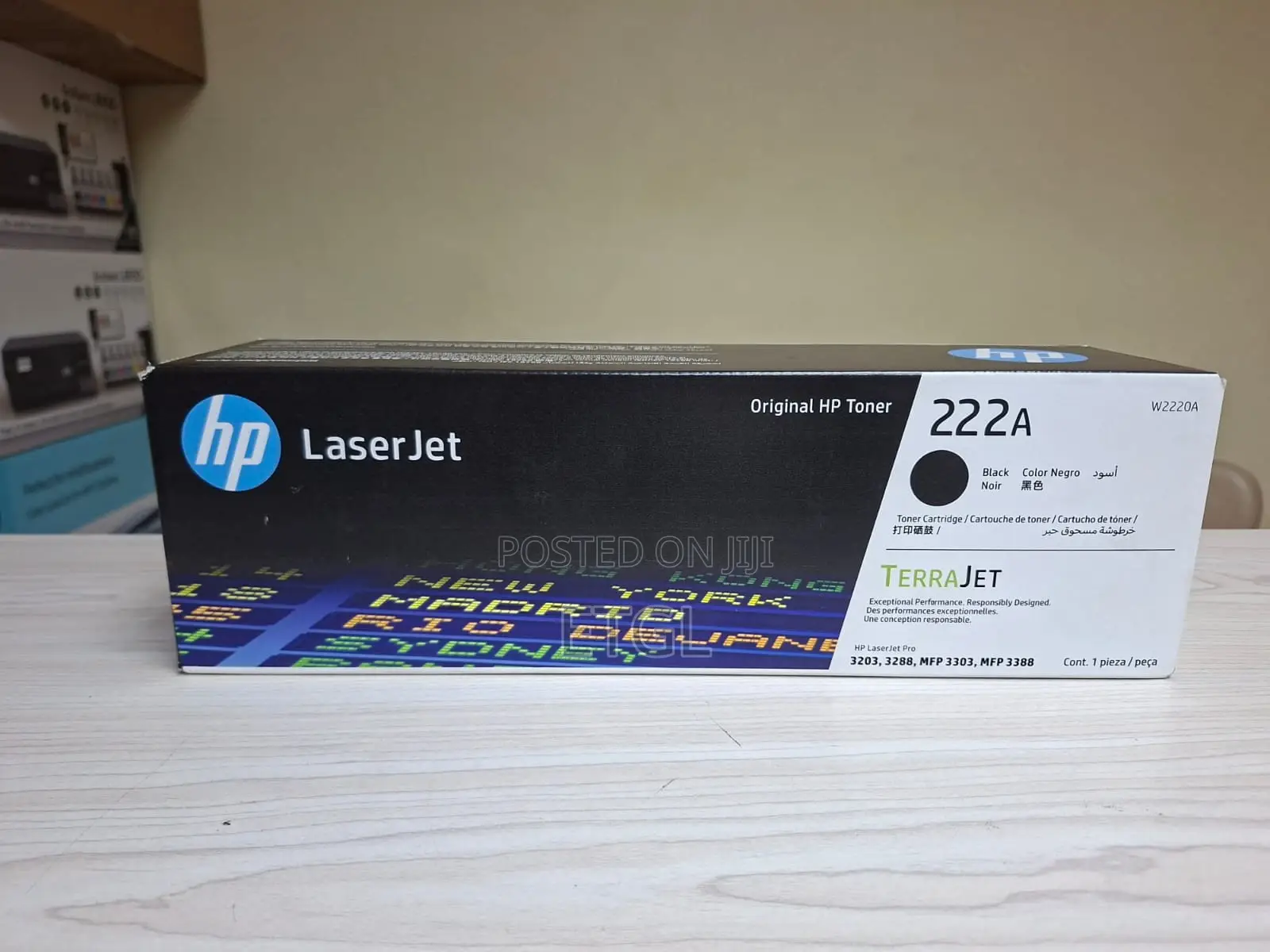 Hp 222a Black Original Laserjet Toner Cartridge - W2220a