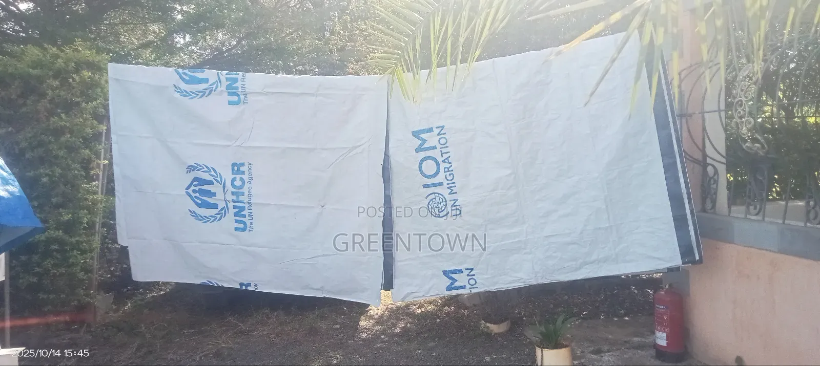 Heavy-Duty Waterproof 4m by 6m Tarpaulin (Hema / Chandarua)