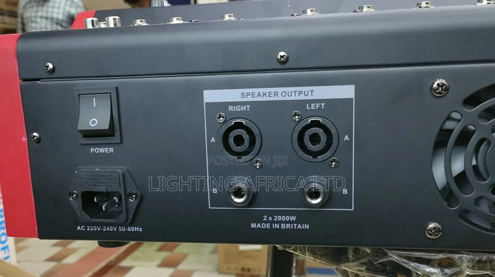 12 Channels Proffesional Powered Mixer Usb and Bluetooth Enabled