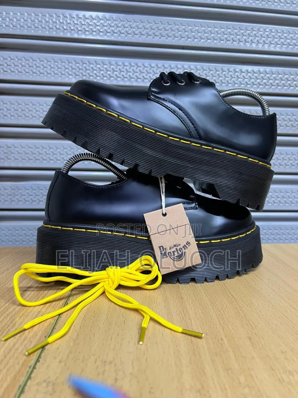 Dr.Martens 1461 Black Smooth Leather Double Sole