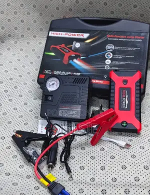 High Power Jump Starter Kit and Power Bank With Air Compressor for Car