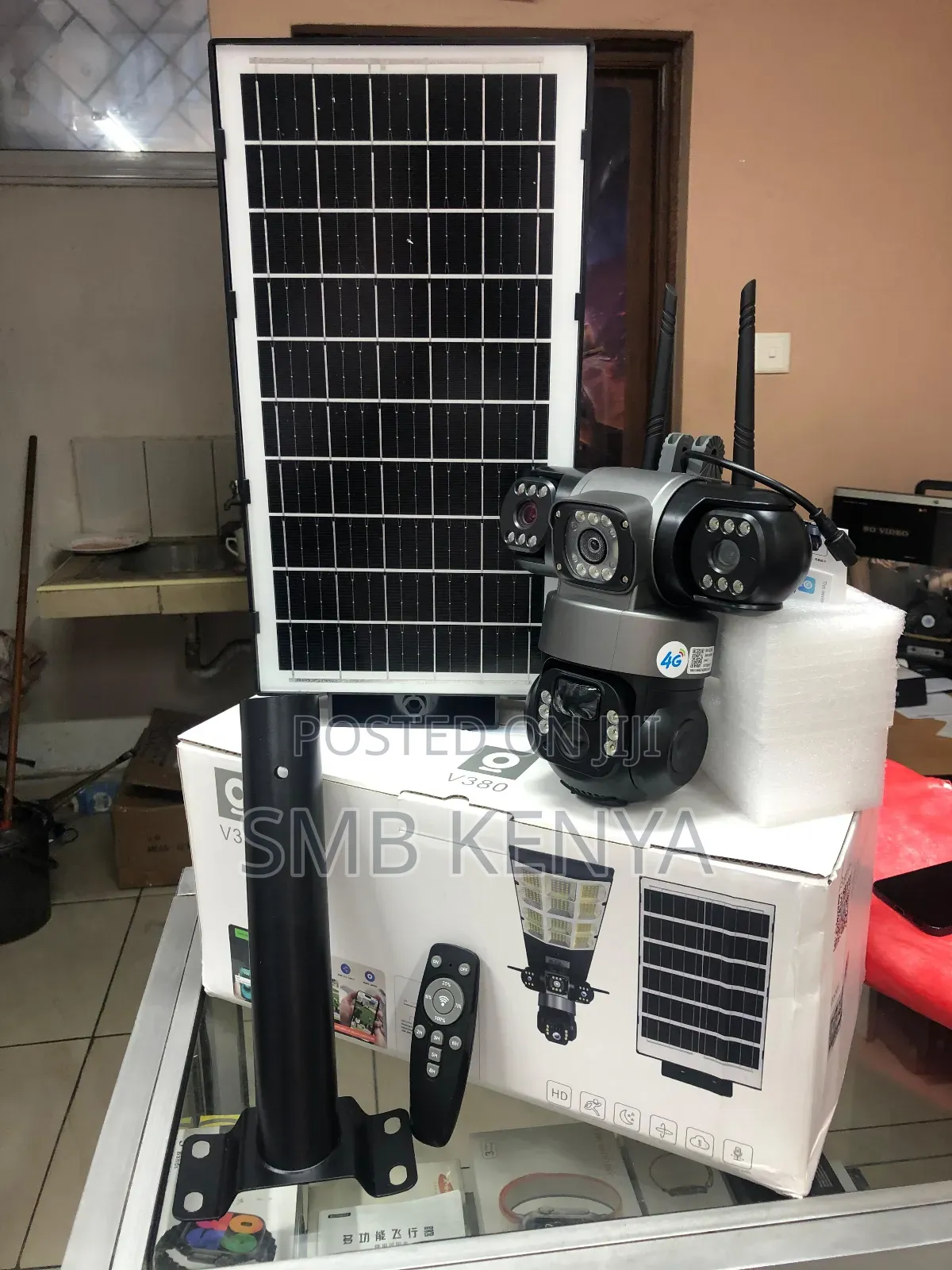 Dual Lens Solar Street Light With Cctv Camera