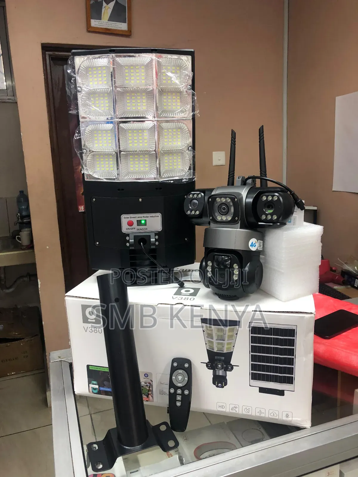 V380 Pro Solar Cctv Light Sim Card Enabled