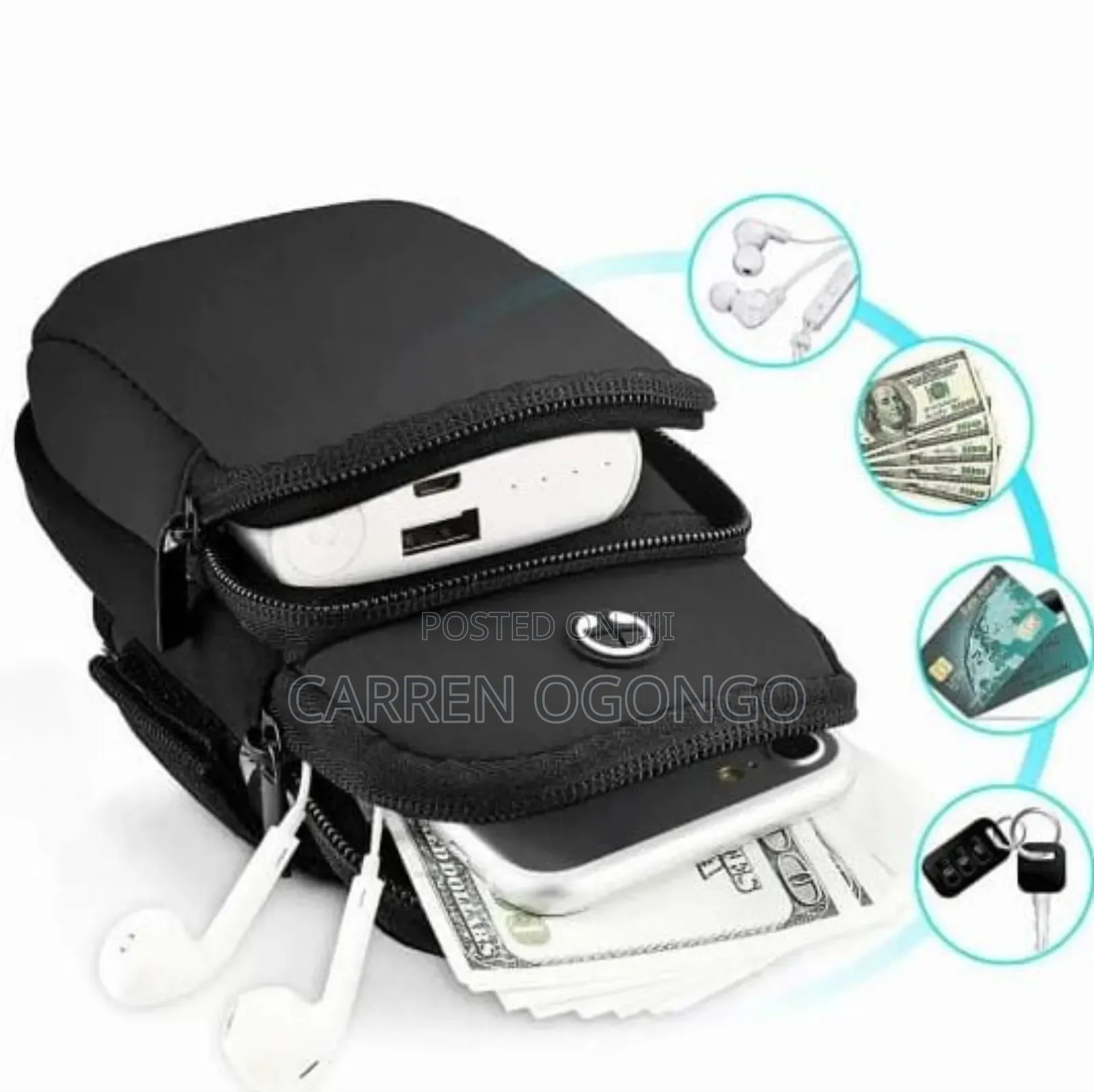 *Waterproof Sports Armband Phone Holder