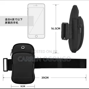*Waterproof Sports Armband Phone Holder
