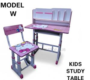 Hello Kitty-Themed Educational Study Table and Chair Set for Children. - thumbnail 2