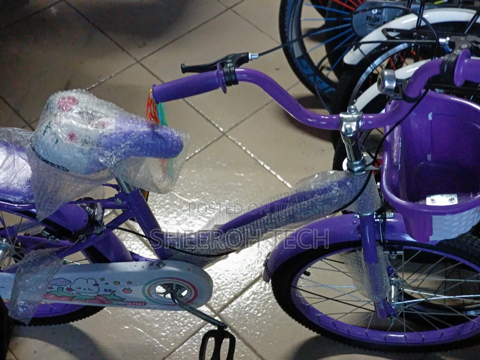 Purple Kids Bicycle