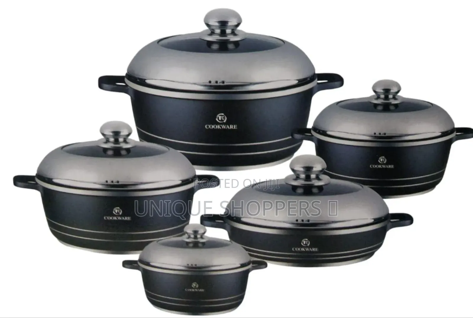 Quality Tc Non-Stick Cookware 10pc Set (Like Dessin)