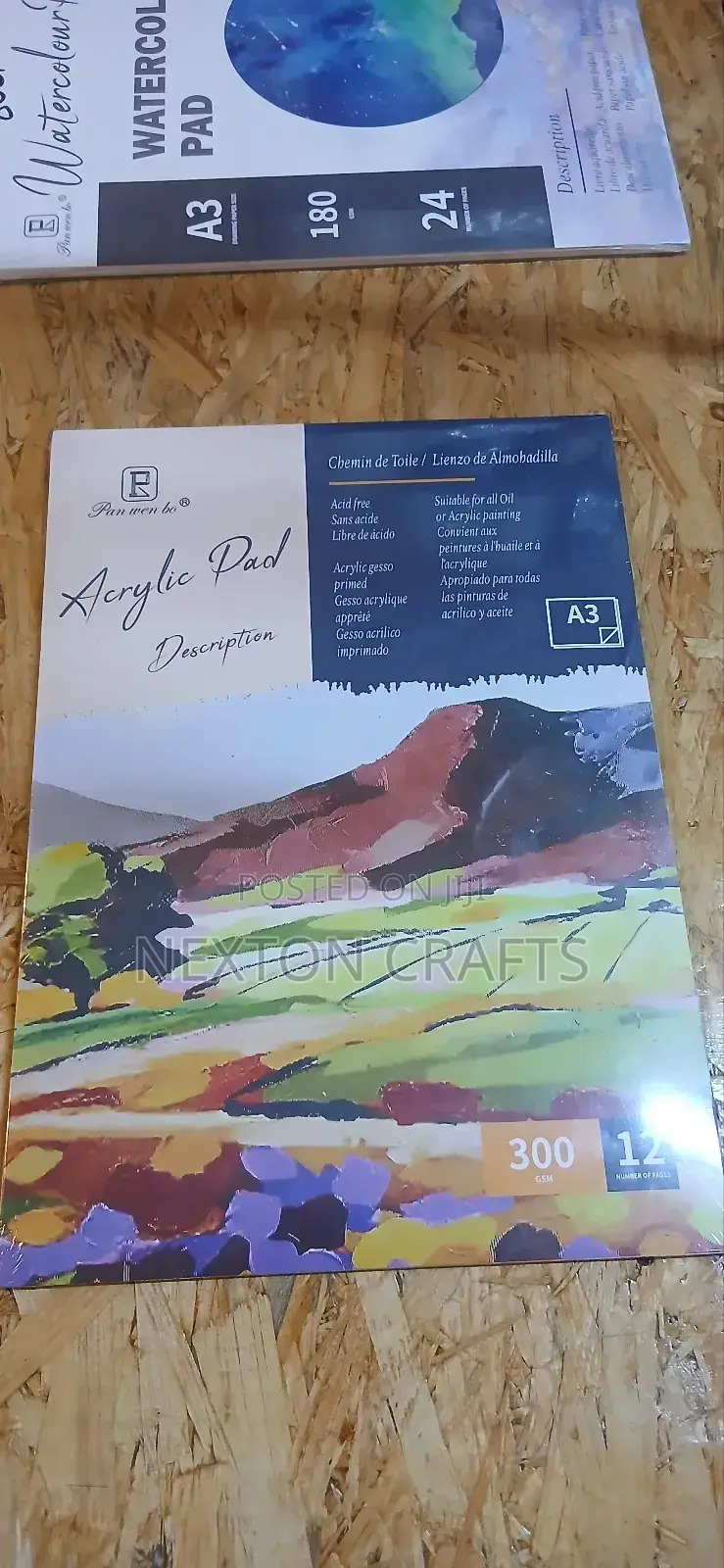 Acrylic Pad 12 Pages A3
