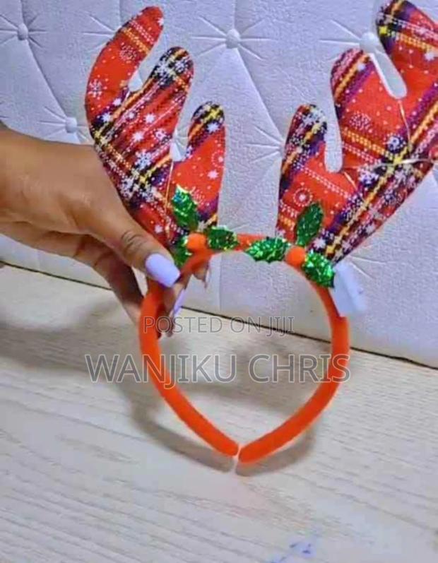 Reindeer Head Band/Christmas Head Band - thumbnail 3