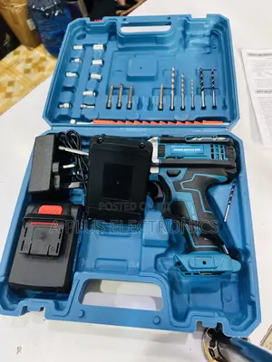 26pc Hand Drill Screw Set (With 2 Rechargeable Batteries) – Hold Drill