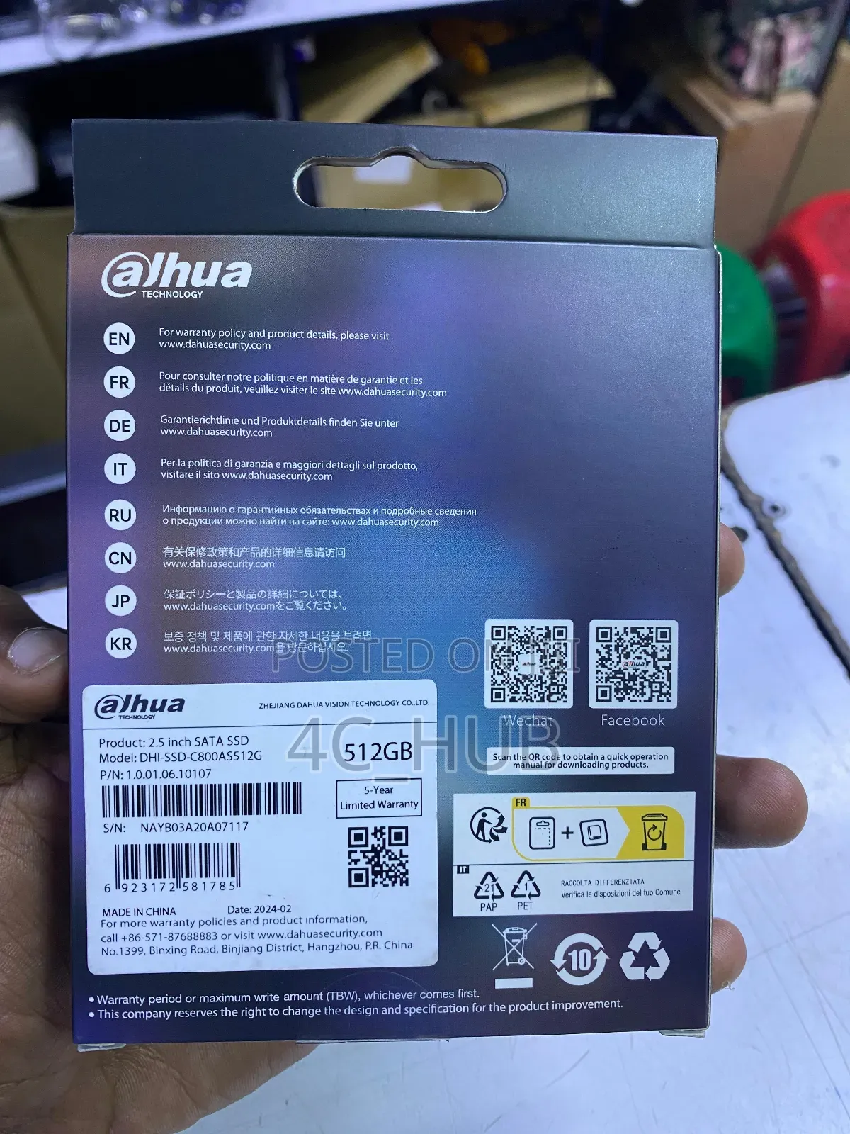 Dahua 512gb (Ssd) C800a 2.5-Inch Sata
