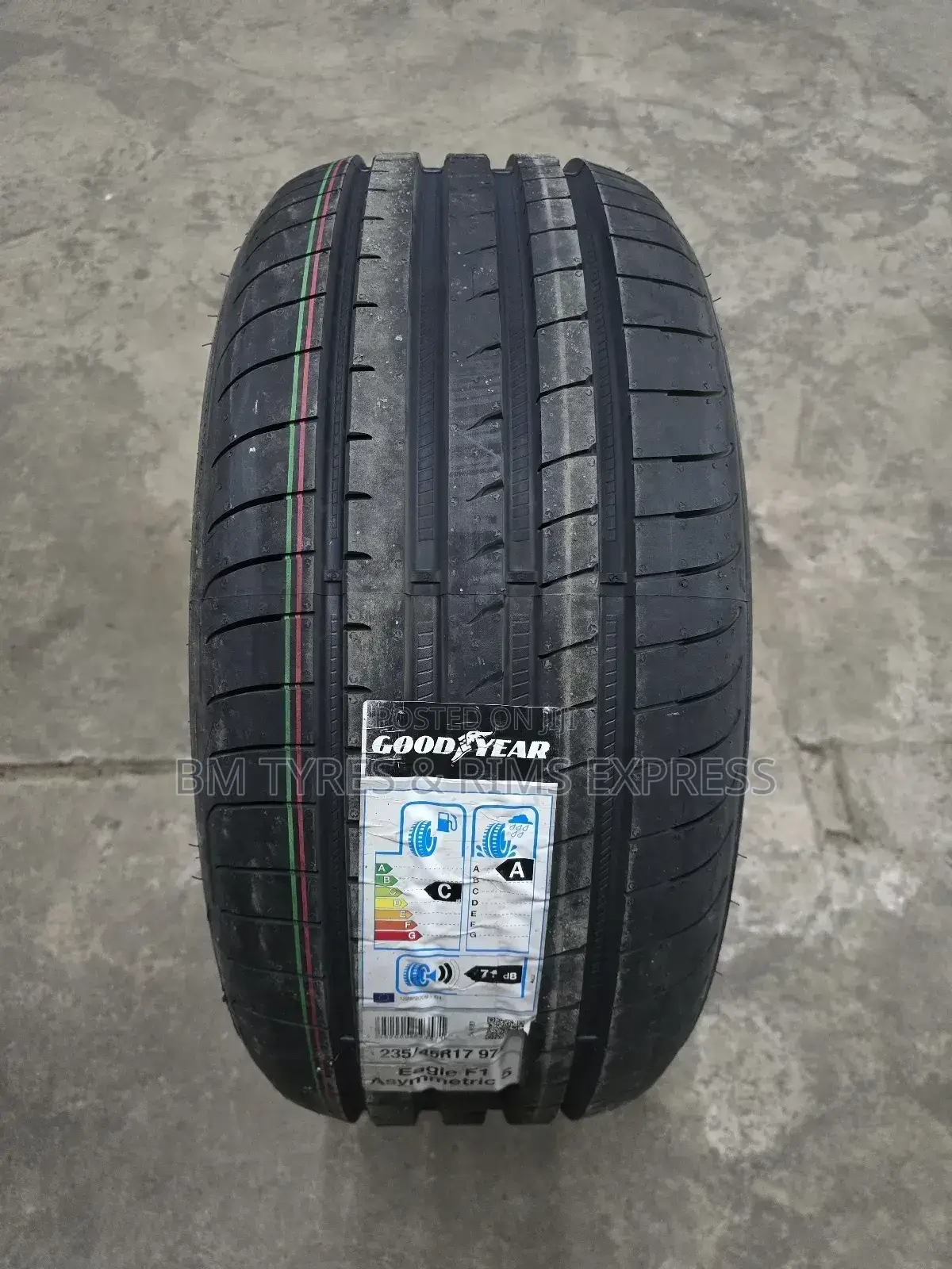 235 /45 R17 Goodyear Tyres (Highway).