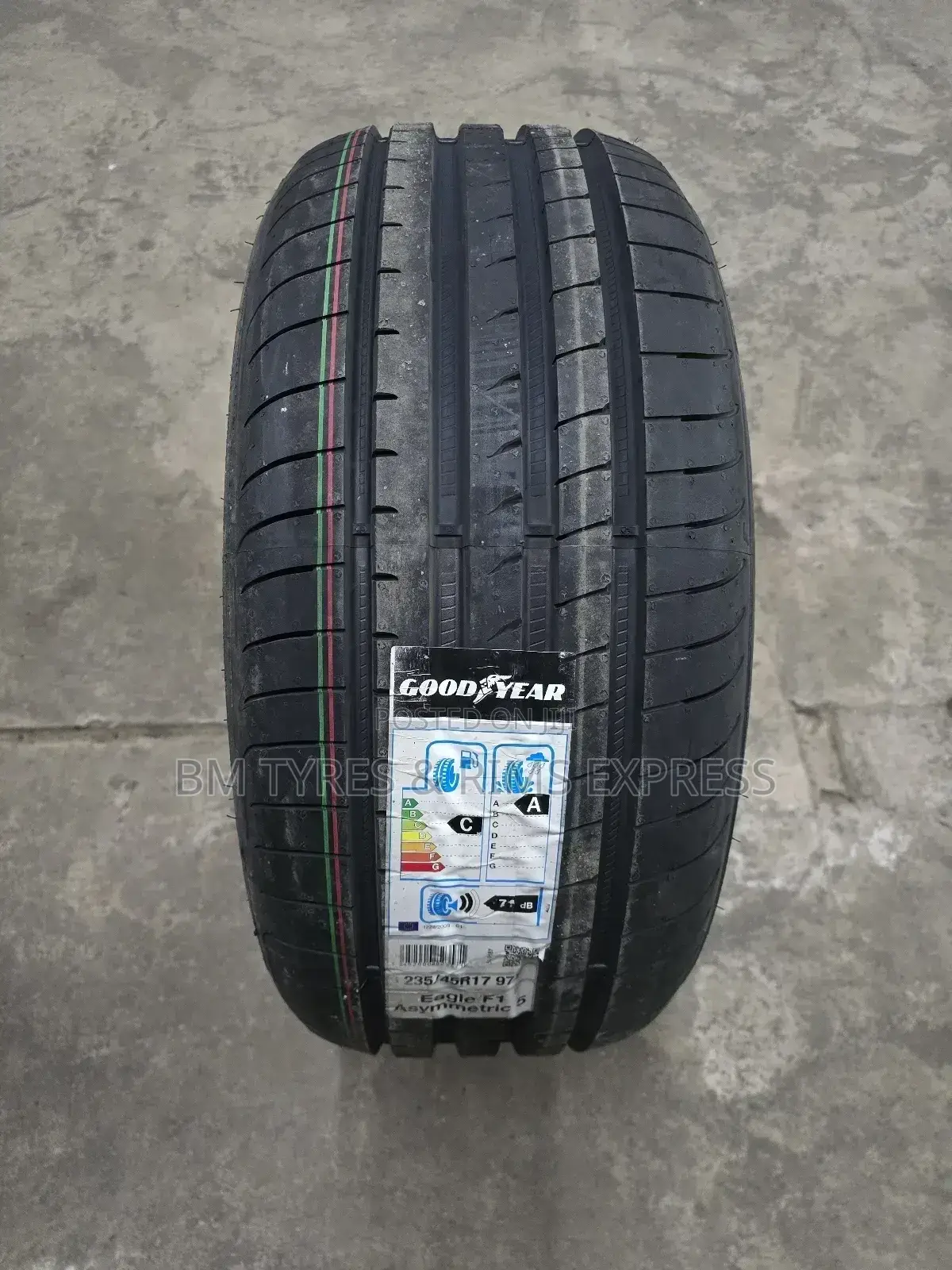 235 /45 R17 Goodyear Tyres (Highway).