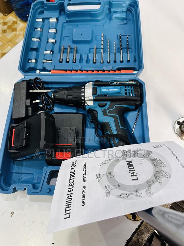 26-Piece Rechargeable Hand Drill Screw Kit for Home Workshop - main view