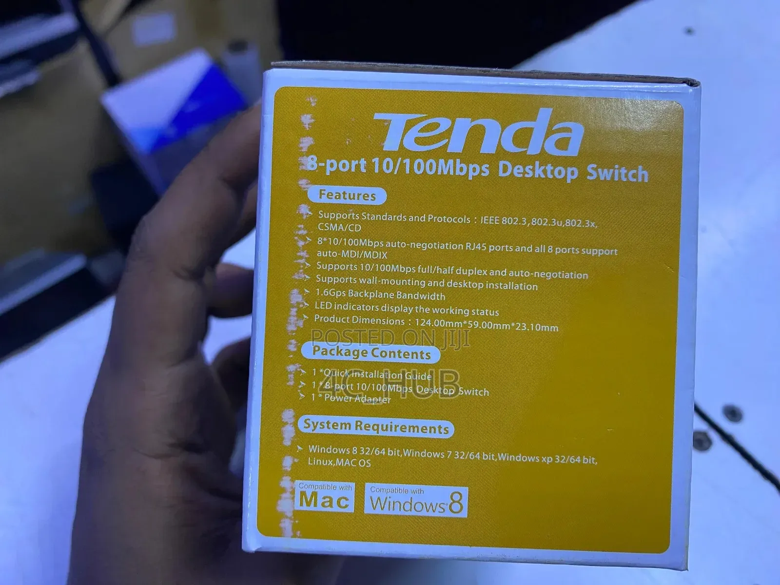 Tenda 8-Port Desktop Switch 10/100mbps