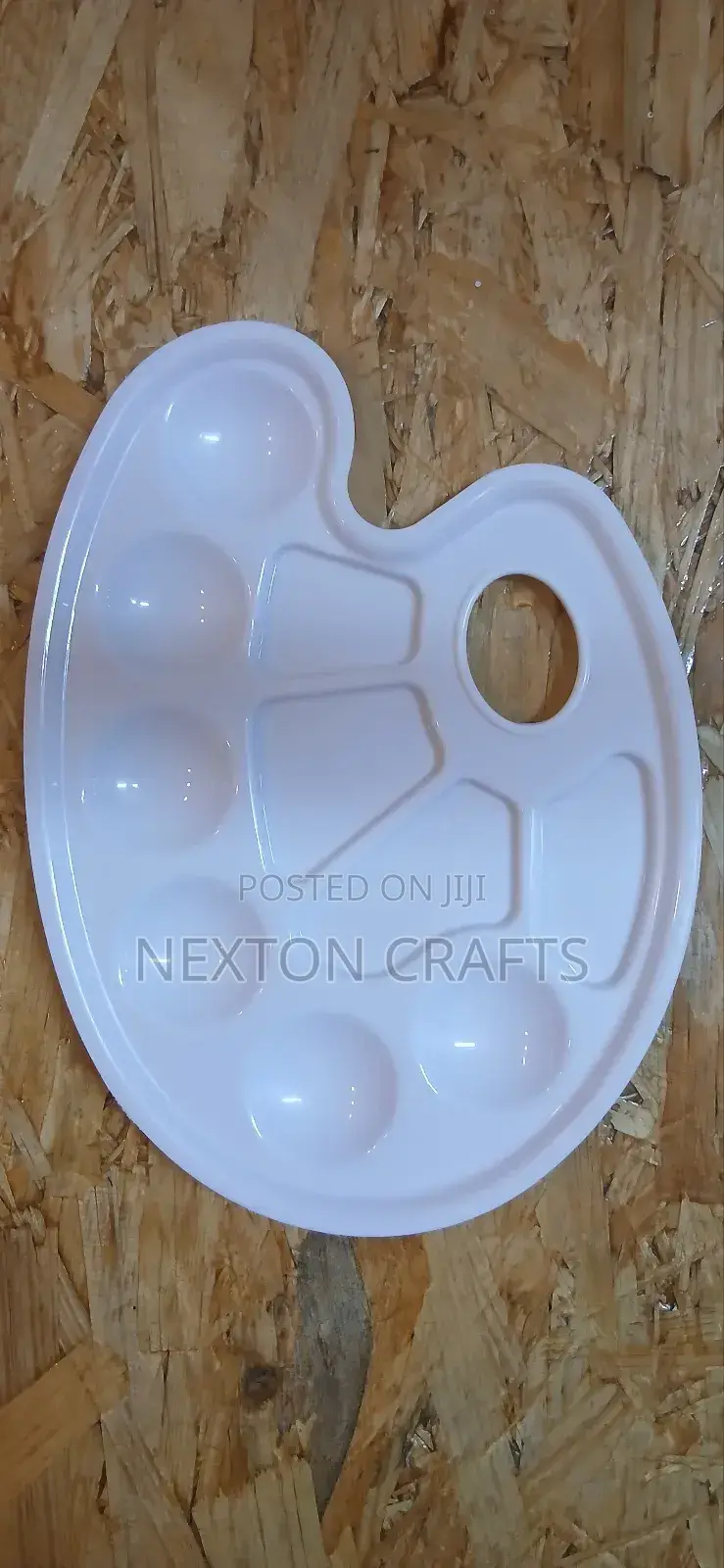 White Acrylic Mixing Paint Pallete