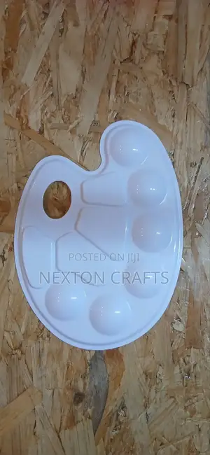 White Acrylic Mixing Paint Pallete