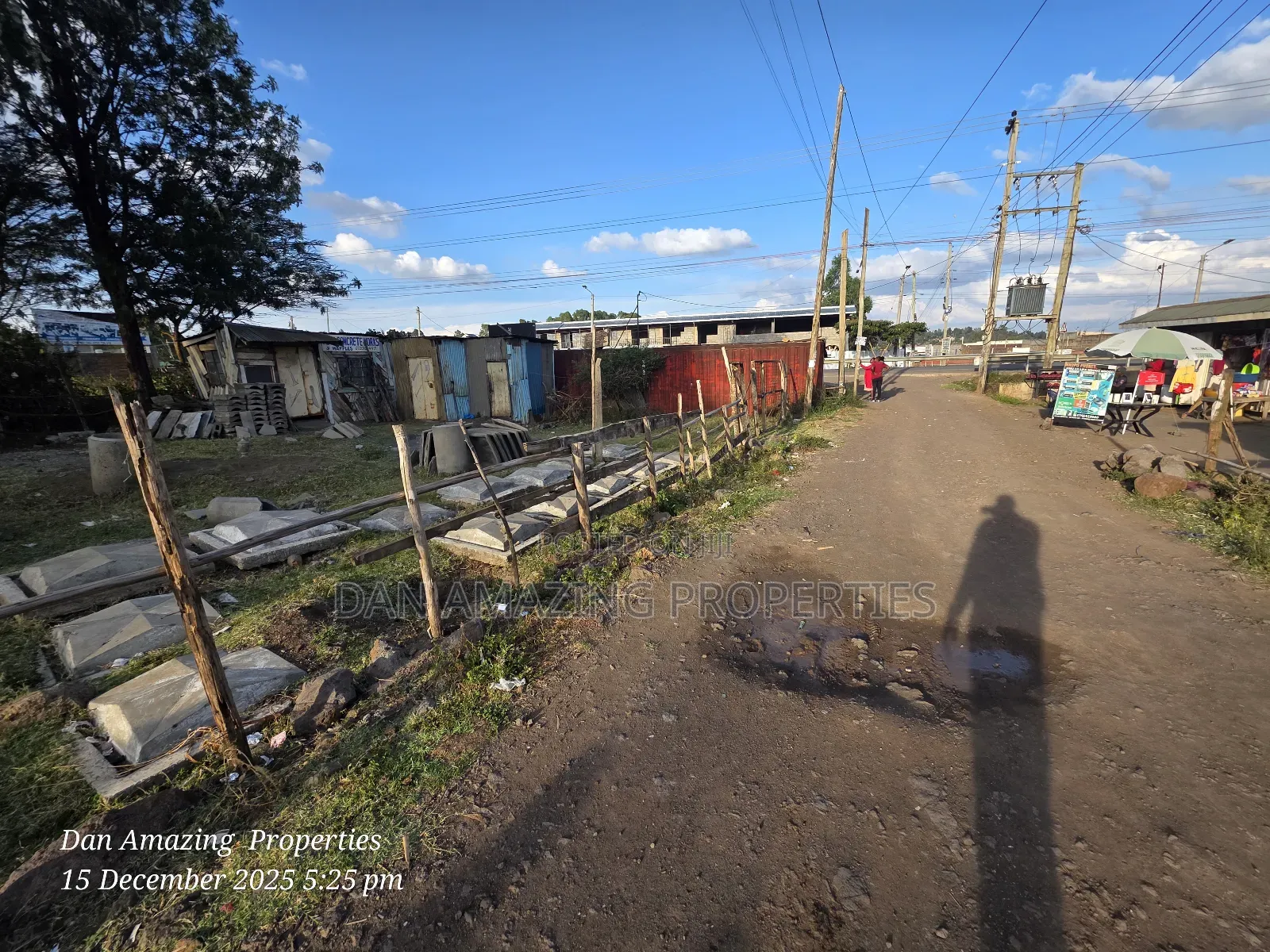 1/4 Acre Plot Touching Tarmac Matasia Town for Sale