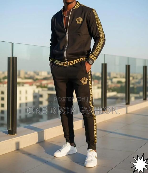 New Versace Designer Men Tracks Sizes M-2xl - thumbnail 2