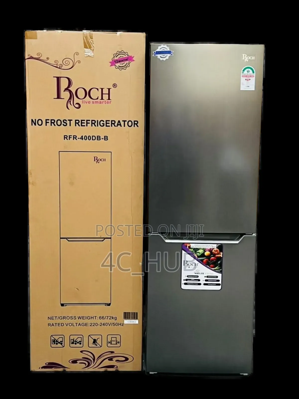 Roch No Frost Fridge 330litres