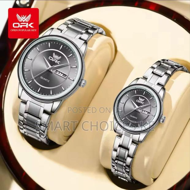Opk Couple Watches➡ Metallic Strap - thumbnail 3