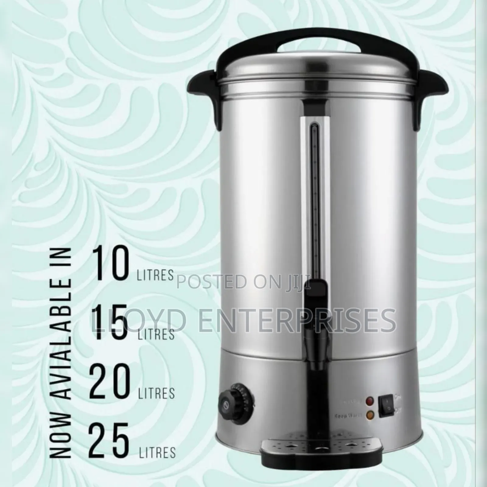 20ltrs Redberry Electric Tea Urn