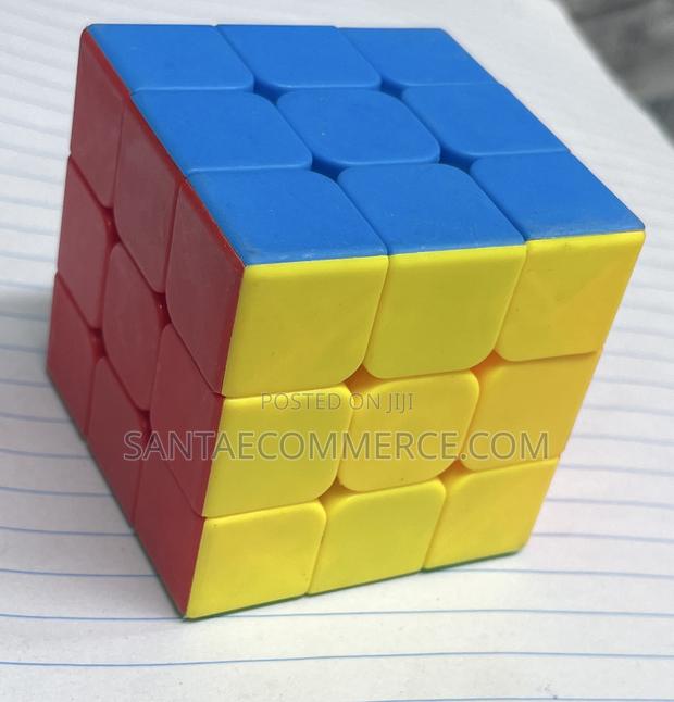 Stickerless 3by3 Magic Rubik Speed Cube Puzzle Solving Game - main view
