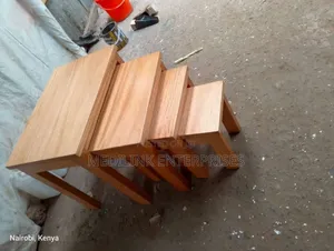 Stackable Wooden Nestle Stools