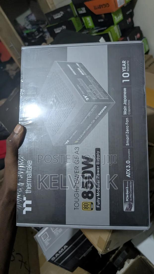 Thermaltake 850w Gold Gaming Power Supply Fully Modular - main view