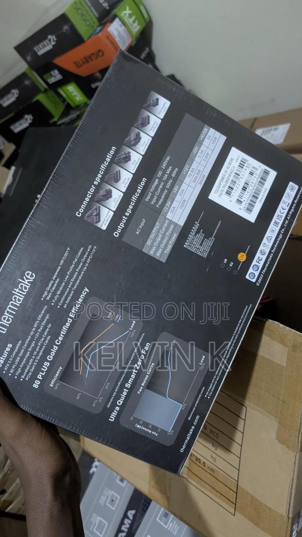Thermaltake 850w Gold Gaming Power Supply Fully Modular - thumbnail 3