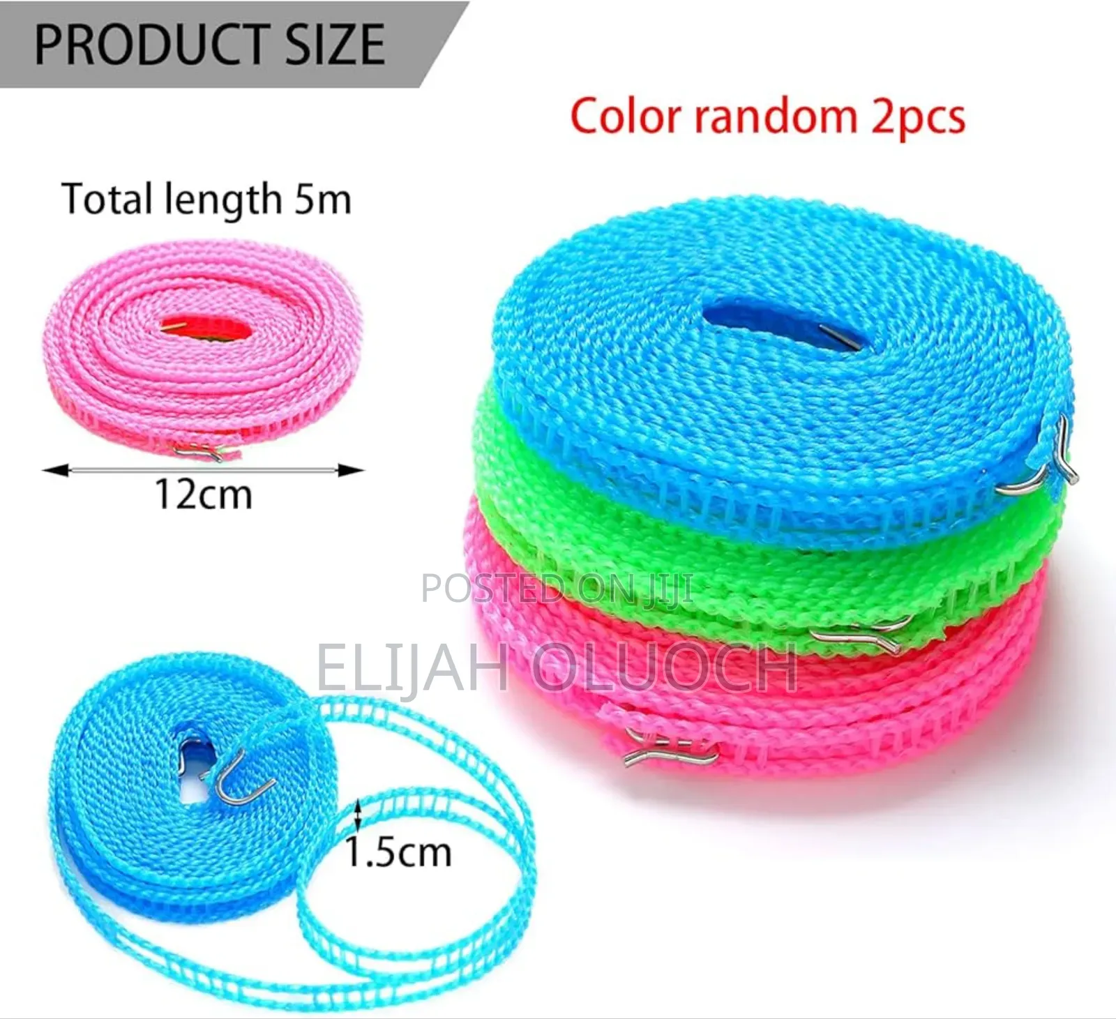 5 Meters Portable Windproof Non Slip Cloth Line