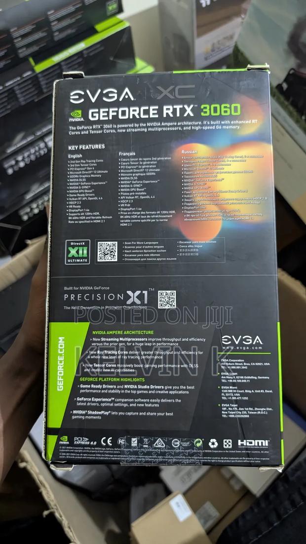 Evga RTX 3060 12gb Gaming Graphics Card Gpu - thumbnail 3