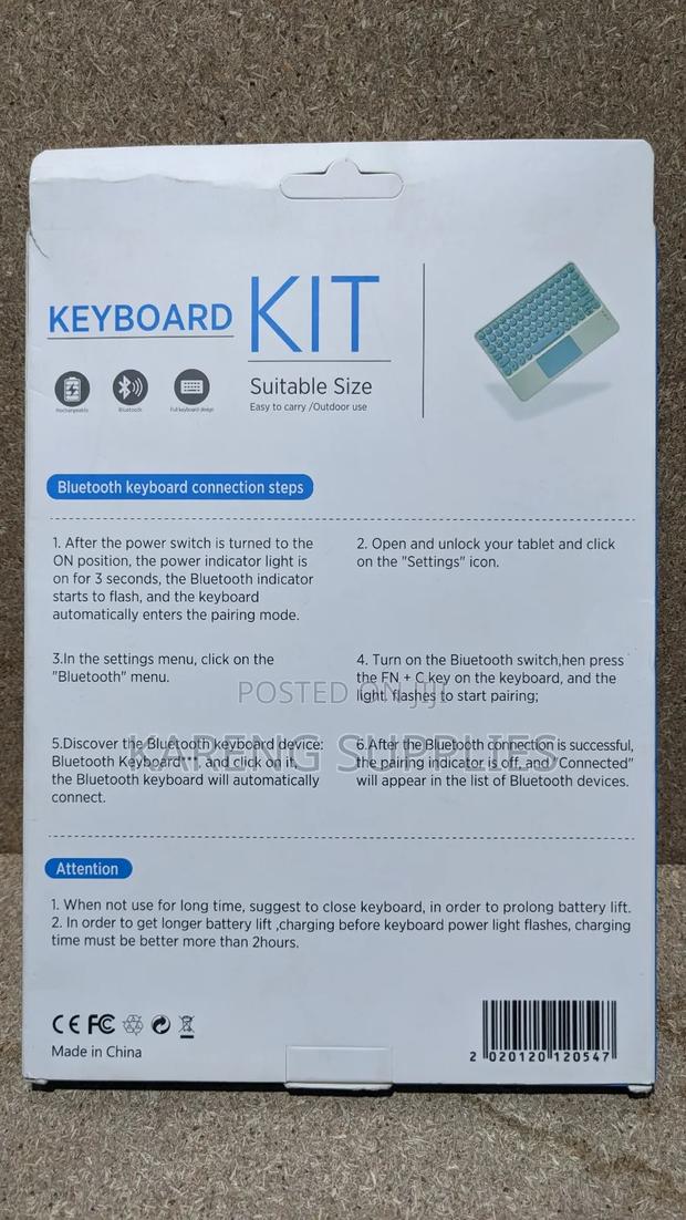 Wireless Keyboard With Touch Pad - thumbnail 3