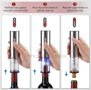 Electric Wine Bottle Opener With Foil Cutter