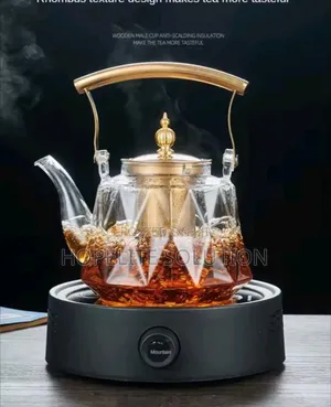 Heat Resistant Glass Teapot With Strainer Infuser