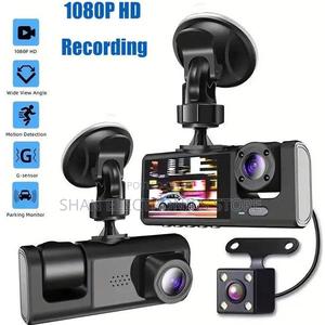New 3 Cameras Lens 2 Inch Car DVR 24h Dash Cam Hd 1080p
