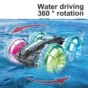 Rechargeable Remote Controlled Amphibious Stunt Car For Kids