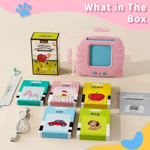 Rechargeable Flashcard Reader With 212 Flashcards For Kids